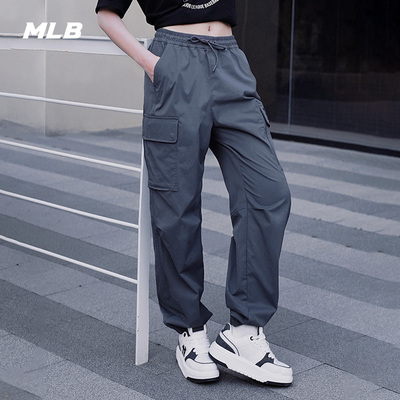 MLB男女同款工装束脚长裤