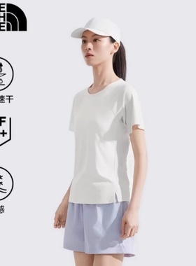 TheNorthFace北面短袖女速干防晒舒适运动户外休闲圆领T恤8CYY
