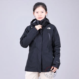 TheNorthFace北面冲锋衣女秋冬户外防水羽绒内胆三合一外套89X6