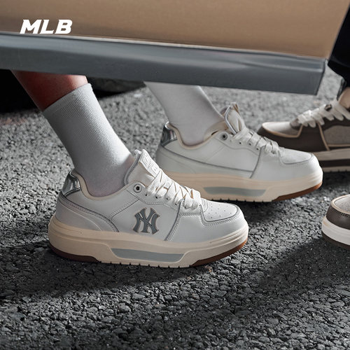 MLB情侣休闲运动厚底板鞋