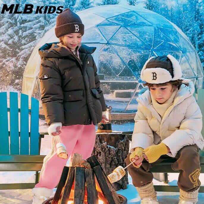 MLB美职棒羽绒服儿童款小标防风保暖运动休闲外套7ADJB0146