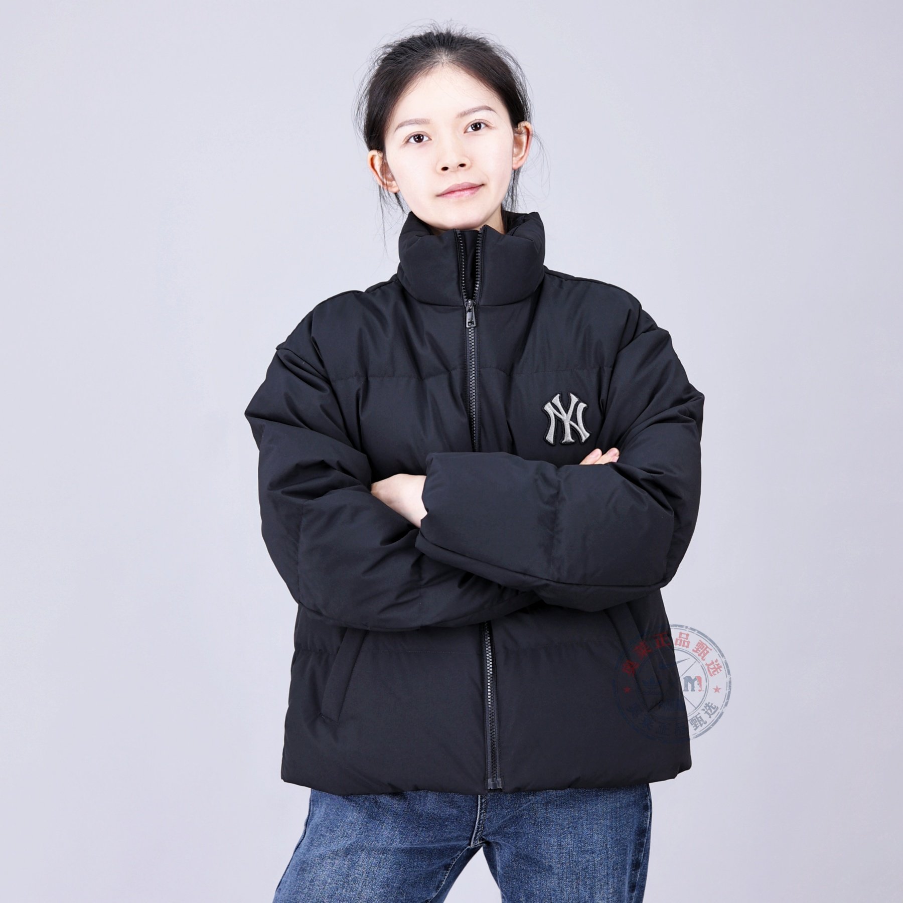 MLB情侣羽绒服25秋冬新款NY大标防泼休闲运动棉羽外套3ADJB5056,运动服/休闲服装,运动羽绒服,淘宝优惠券,粉丝福利购,淘宝优惠卷