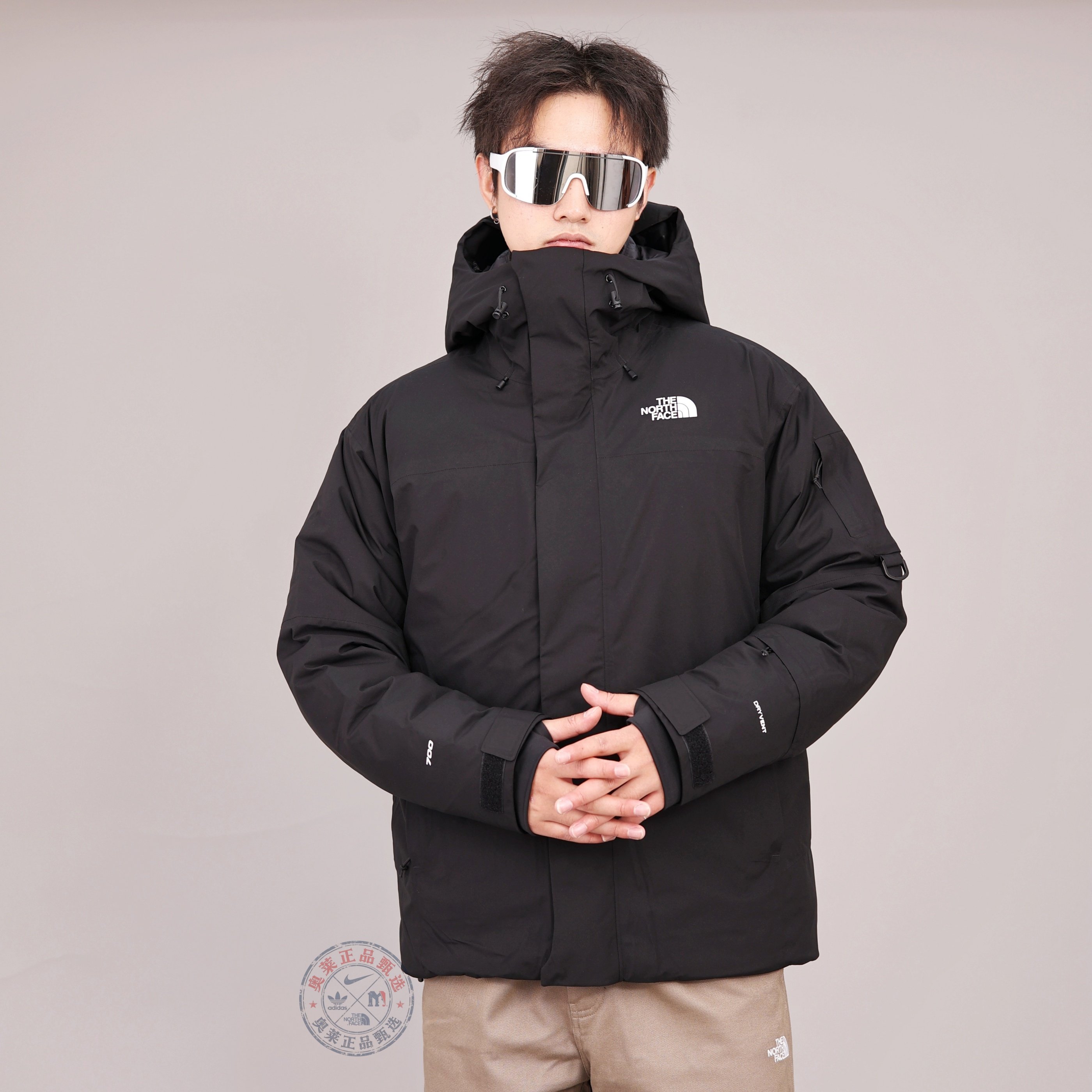 TheNorthFace北面滑雪服男秋冬700蓬鹅绒保暖防寒羽绒服外套 89ZW