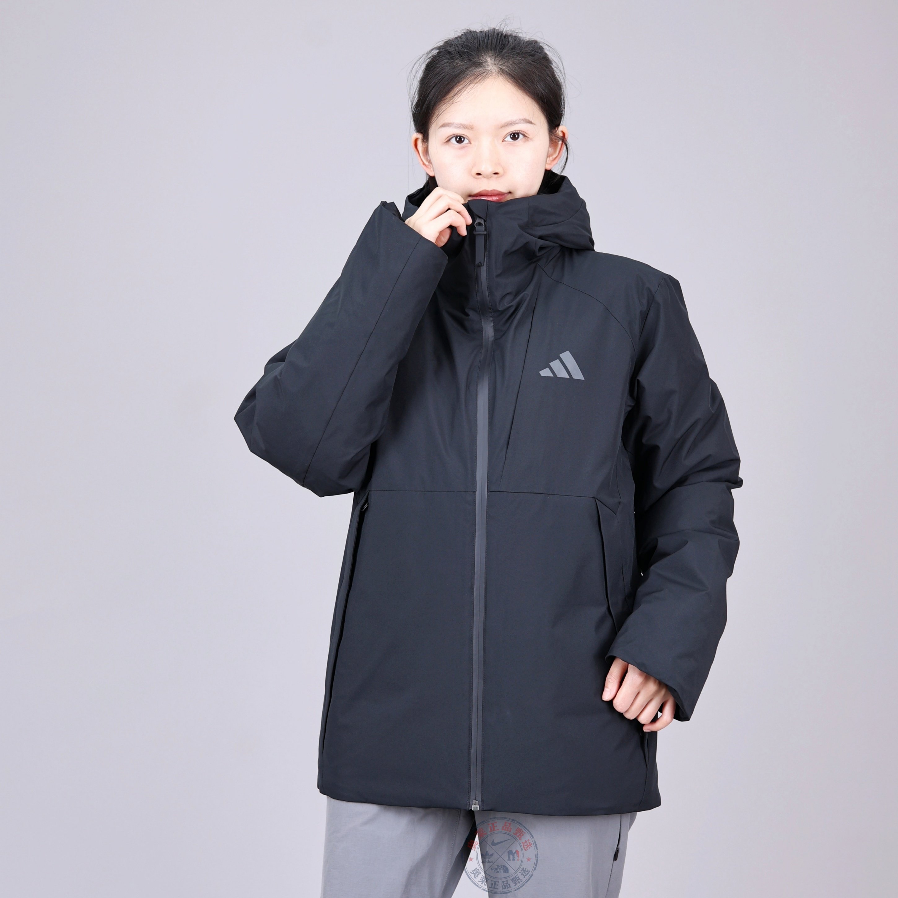 Adidas阿迪达斯25秋冬男运动连帽羽绒服外套KQ5503/KQ5504/KQ5505