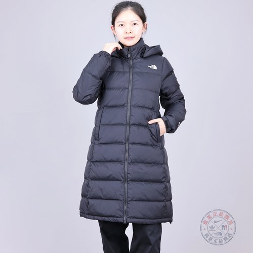 北面女士中长款550蓬鹅绒羽绒服