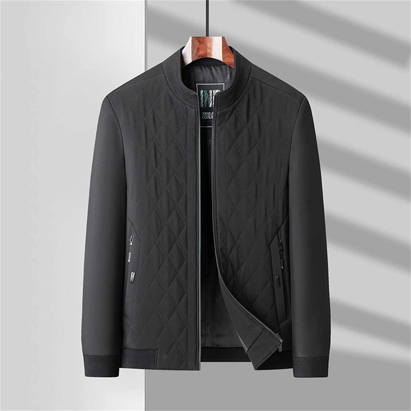 冬季新款中老年人立领棉衣