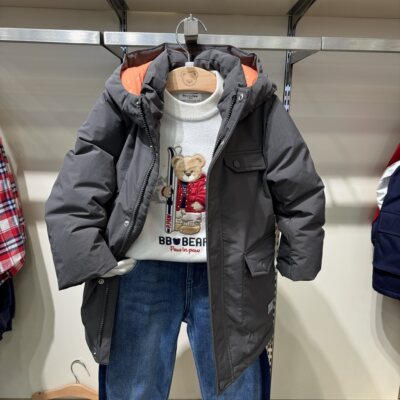 PC童装正品冬男童保暖羽绒服外套