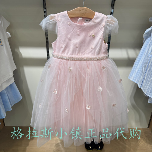 PawinPaw童装夏女童网纱连衣裙
