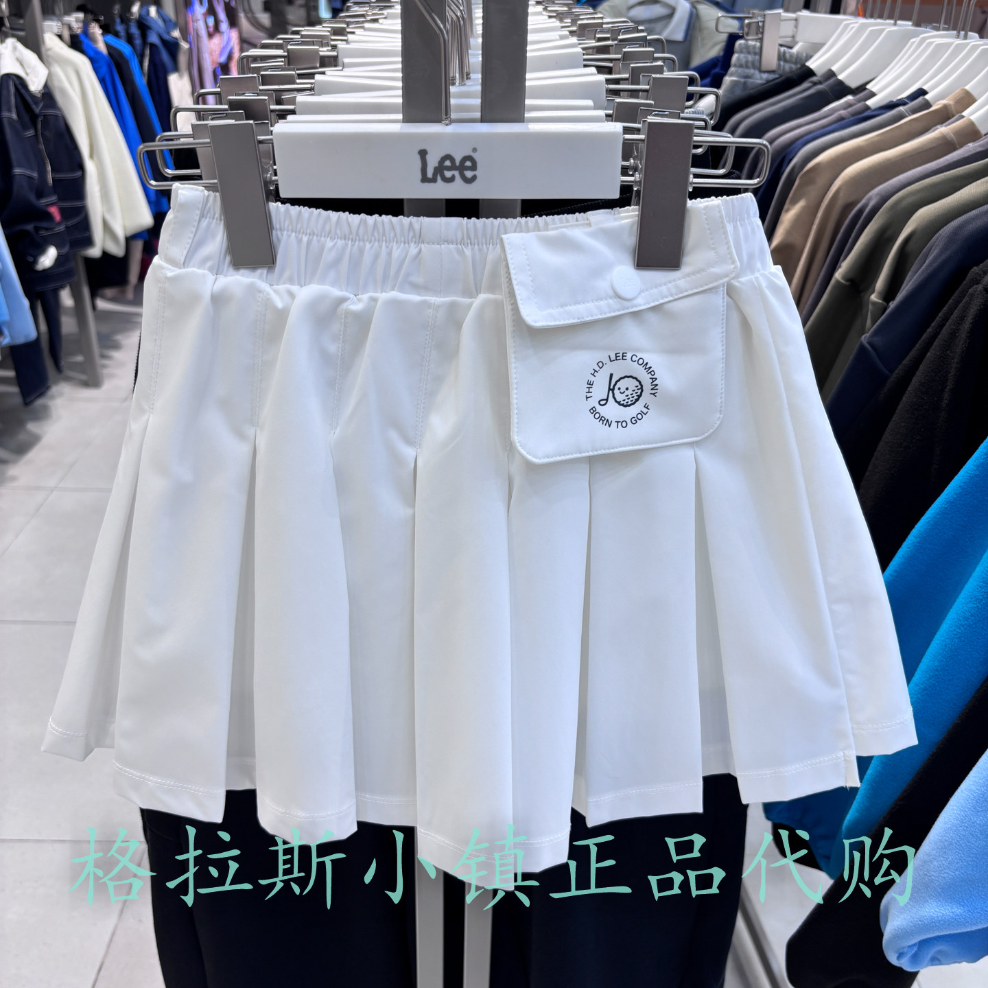 LeeKids童装秋女童百褶半身裙