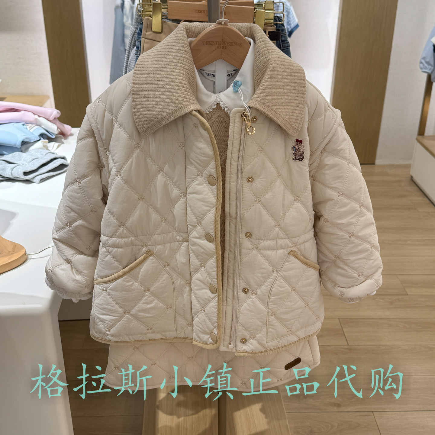 TeenieWeenie童装秋女童棉服外套