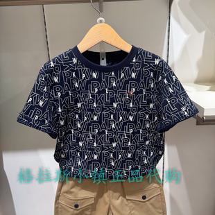 男童满印短袖 Polo T恤CH1W622F0022 26夏款 专柜正品 walk KIDS童装