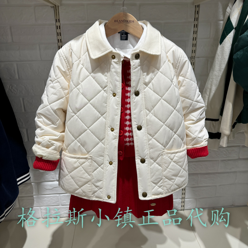 衣恋童装正品冬女童棉服夹克外套