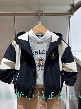 Polo walk KIDS童装专柜正品25秋款男童休闲连帽外套CP6W531E0071