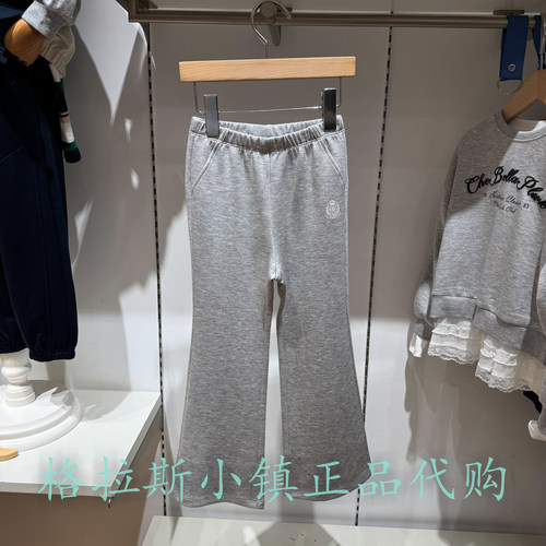 Polowalk童装秋款女童微喇休闲裤
