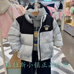 PawinPaw童装专柜正品25冬男童保暖三防立领羽绒服外套PCJDF4T34K