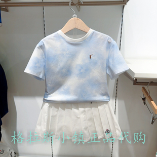 Polo walk KIDS童装专柜正品26夏款女童圆领短袖T恤D7TW625F0362
