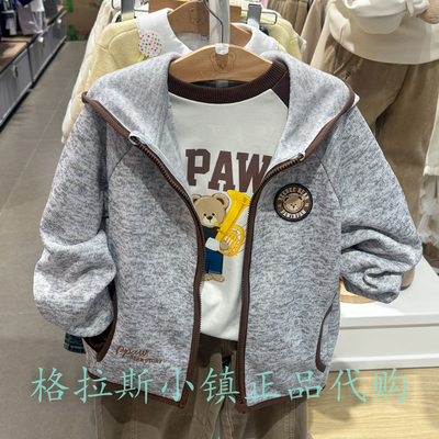 PawinPaw童装冬新款男童连帽外套