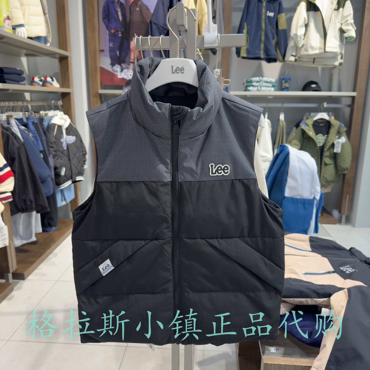 特价LeeKids童装冬儿童羽绒马甲