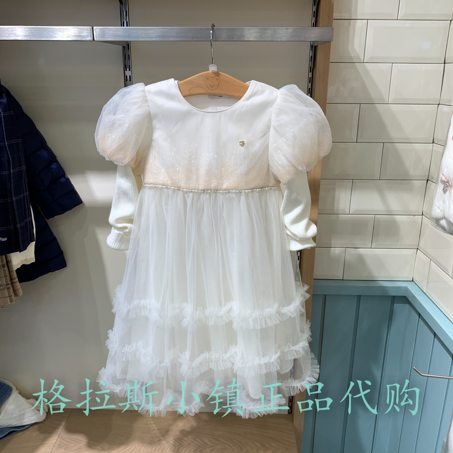 pawinpaw正品女童公主礼服连衣裙