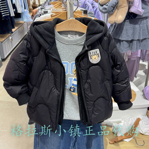 PawinPaw童装冬男童羽绒服外套