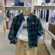 25年秋冬男童纯棉格纹衬衫 Elandkids衣恋童装 专柜正品 EKYCF4901A