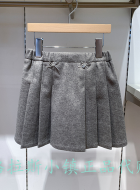 Polo walk KIDS童装专柜正品25秋女童学院百褶半身裙B61W537J0021