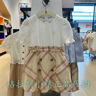 特价hazzys哈吉斯童装国内代购夏女童假两件连衣裙HZSXGD03CZ127