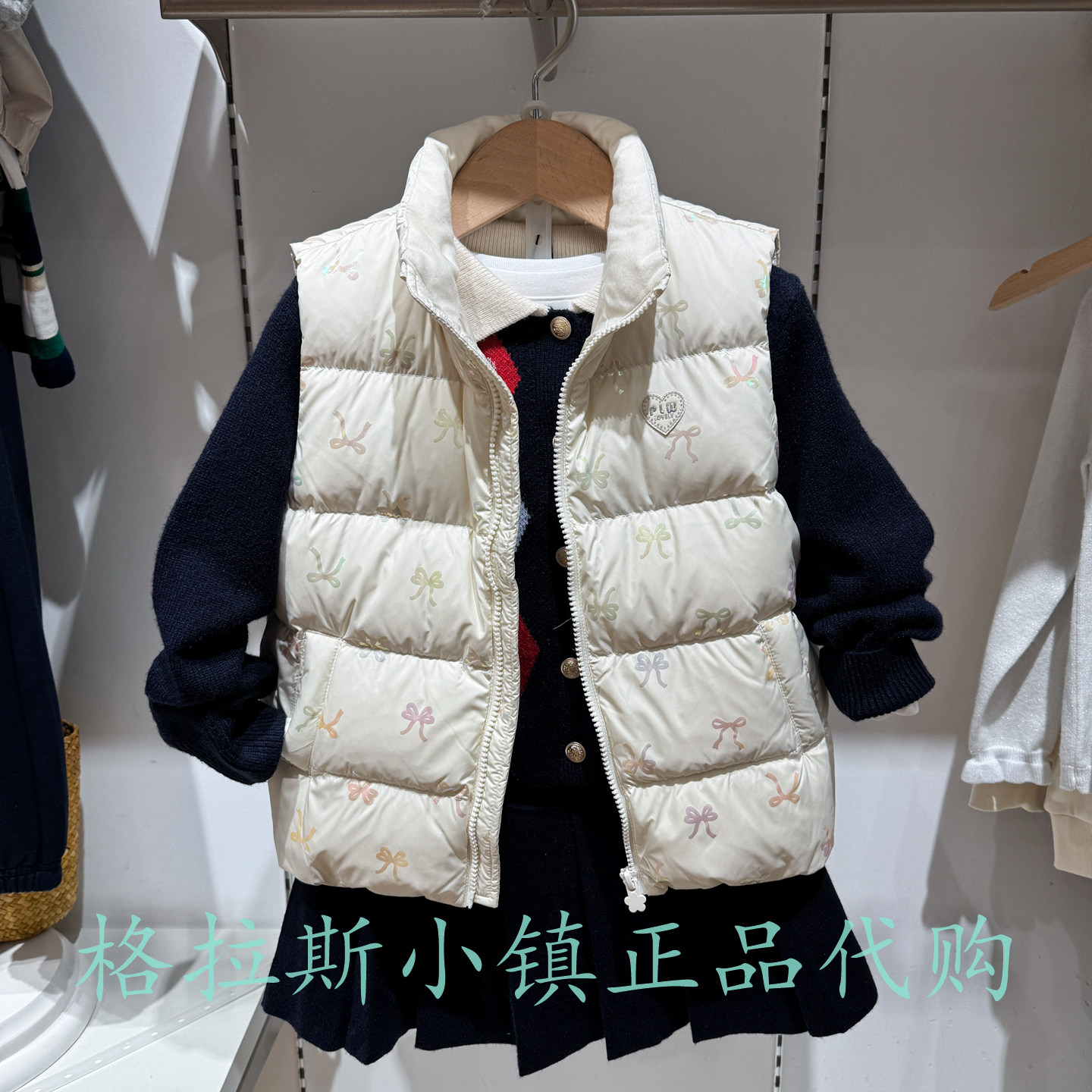 Polowalk童装专冬女童羽绒服马甲