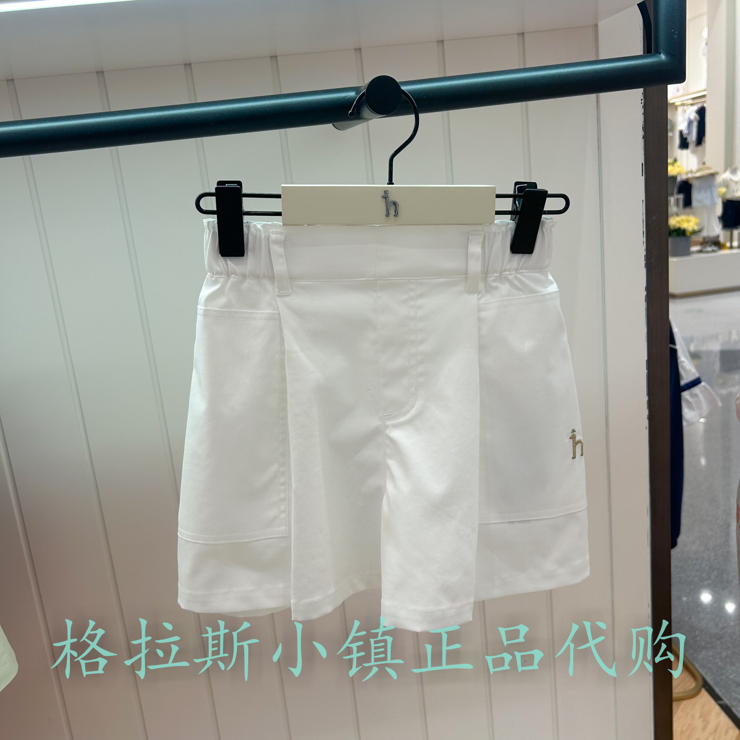 哈吉斯童装夏款女童休闲短裤