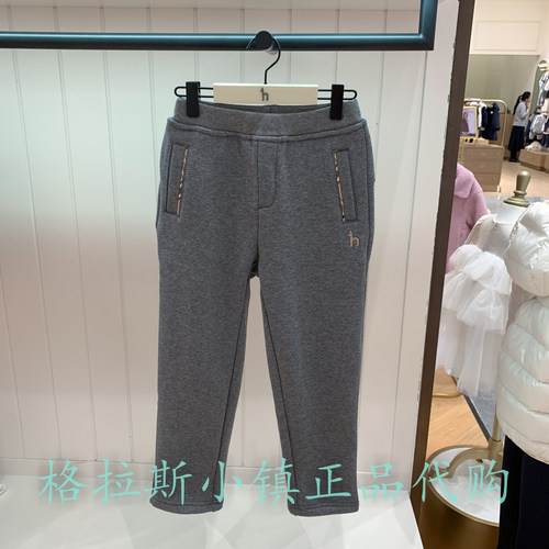 hazzys哈吉斯冬款女童加绒打底裤
