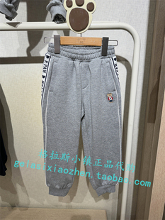 24年春新款 男童字母休闲运动裤 专柜正品 PawinPaw童装 TME1211K