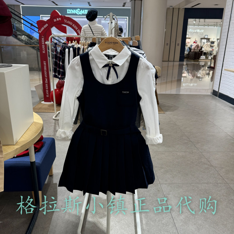 衣恋童装正品春款女童无袖连衣裙