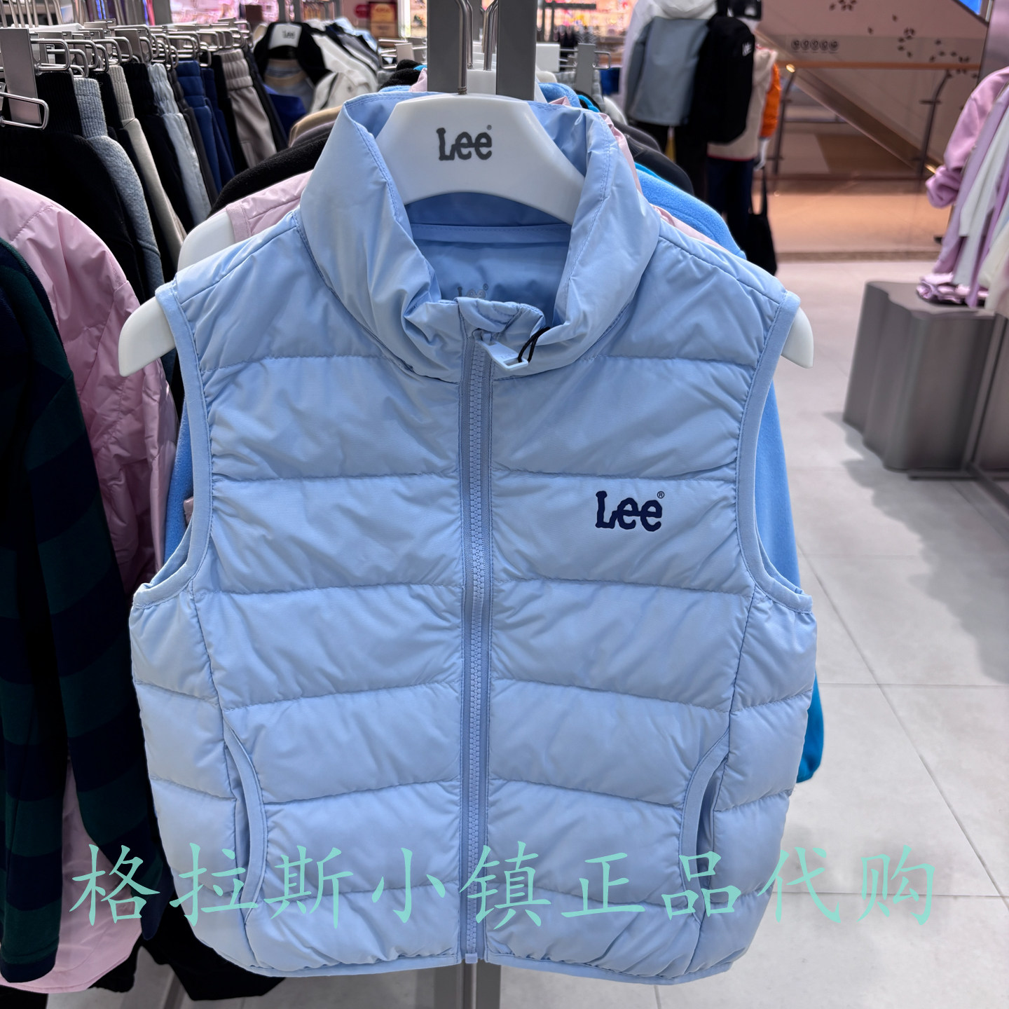 特LeeKids童装冬男女童羽绒马甲
