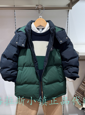 Polo walk KIDS童装专柜正品25冬新款男童连帽羽绒服CP6W541K0042