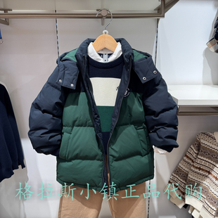 Polo walk KIDS童装专柜正品25冬新款男童连帽羽绒服CP6W541K0042