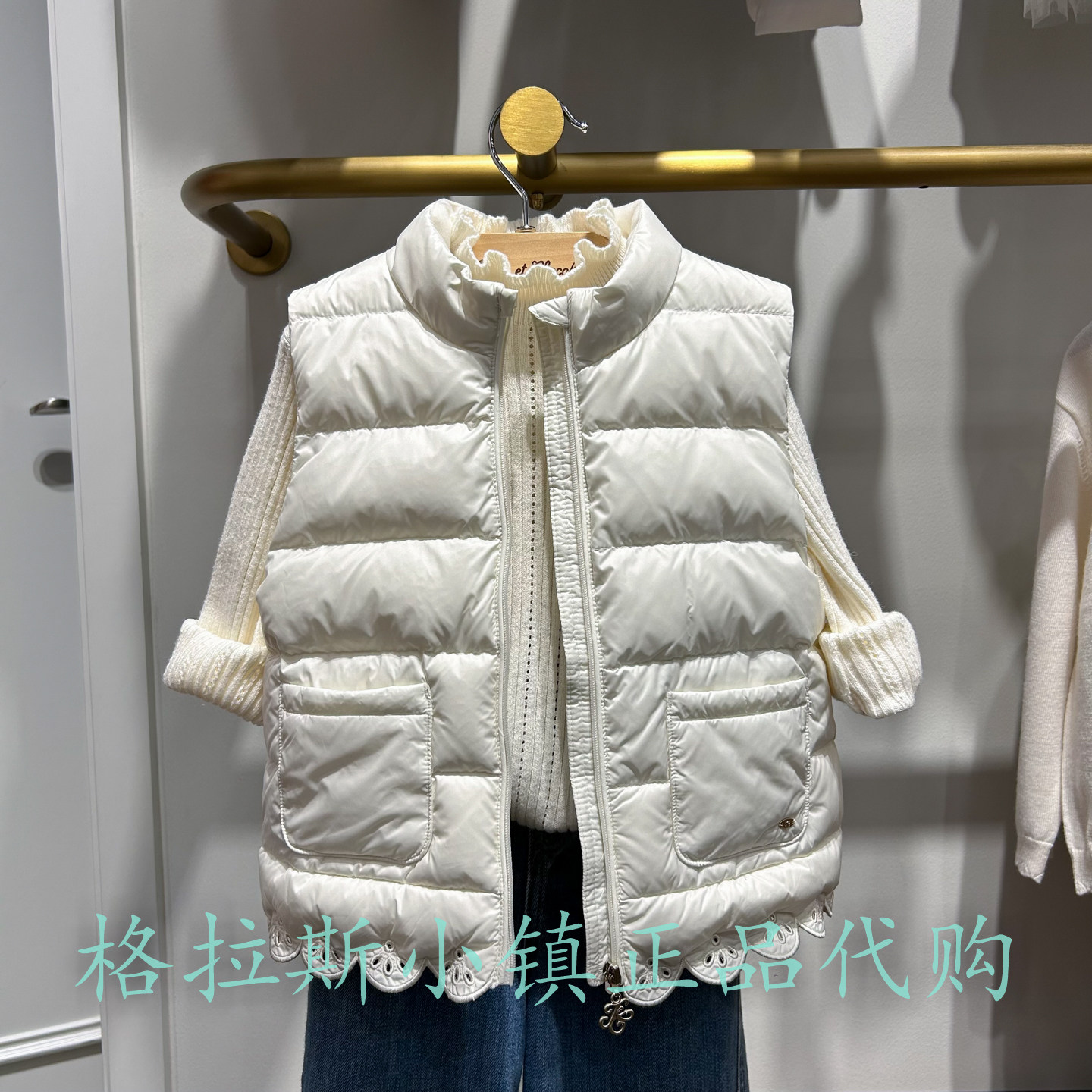 chocolat巧克力正品马甲羽绒服