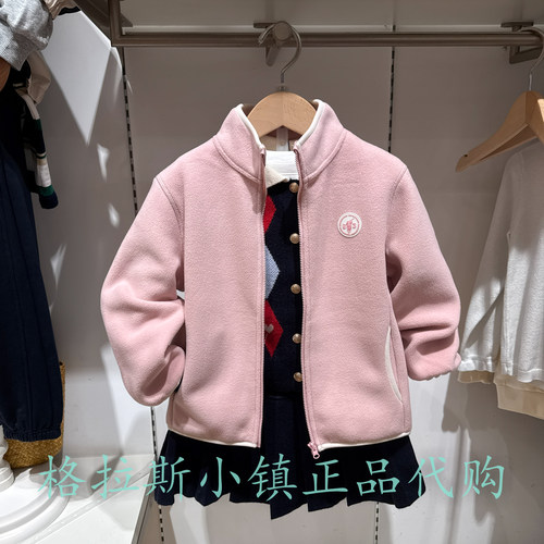 Polowalk童装冬款女童摇粒绒外套