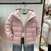 2025冬款 hazzys哈吉斯童装 国内代购 女童休闲羽绒服HZTDHD01CR158