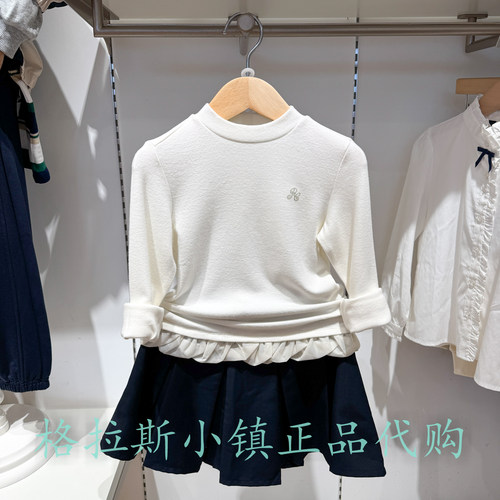 Polowalk童装冬款女童半高领T恤