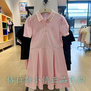 特价hazzys哈吉斯童装国内代购夏款女童休闲连衣裙HZTXGD01CZ139