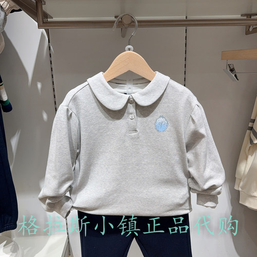 Polowalk童装秋女童休闲翻领卫衣