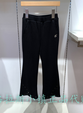 Polo walk KIDS童装正品25秋款女童休闲百搭微喇长裤CH1W537B0141