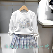 Polo 25年秋女童印花圆领T恤CH1W535D0171 专柜正品 walk KIDS童装