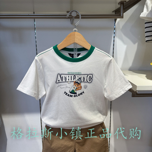 Polo walk KIDS童装专柜正品26夏款男童圆领短袖T恤BQNW622F1361