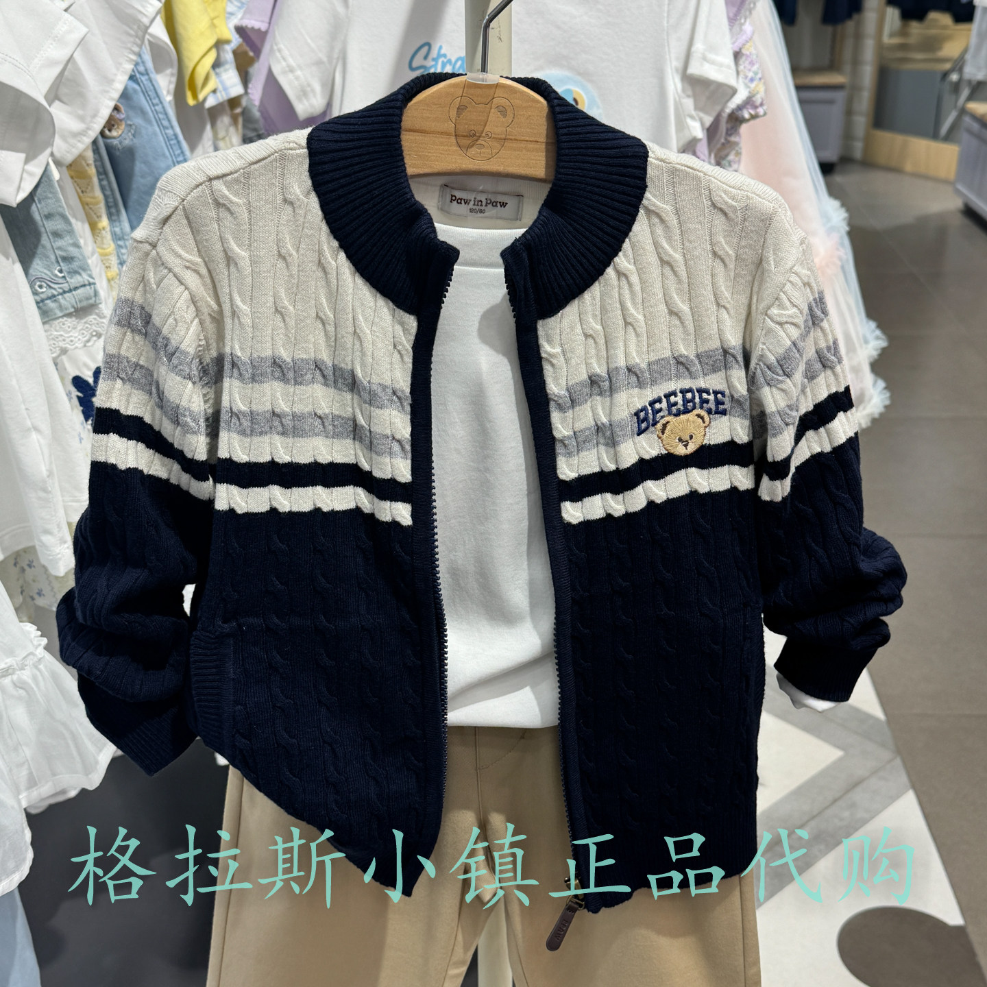 PawinPaw童装秋男童抗静电外套
