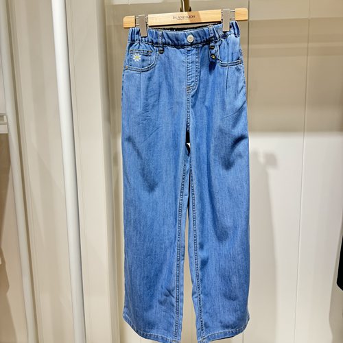 Elandkids衣恋女童直筒牛仔裤