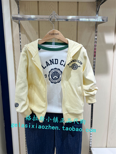 Elandkids衣恋童装专柜正品龙年春新款男童休闲连帽外套SME1211R