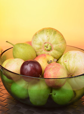 大容量 加厚 水果沙拉碗 拉面碗汤碗 西点碗 家用无铅玻璃大中小