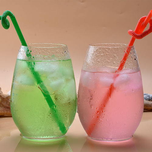 出口欧美简约玻璃杯大肚