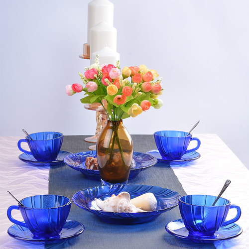 新款欧式系列玻璃水杯沙拉碗套装